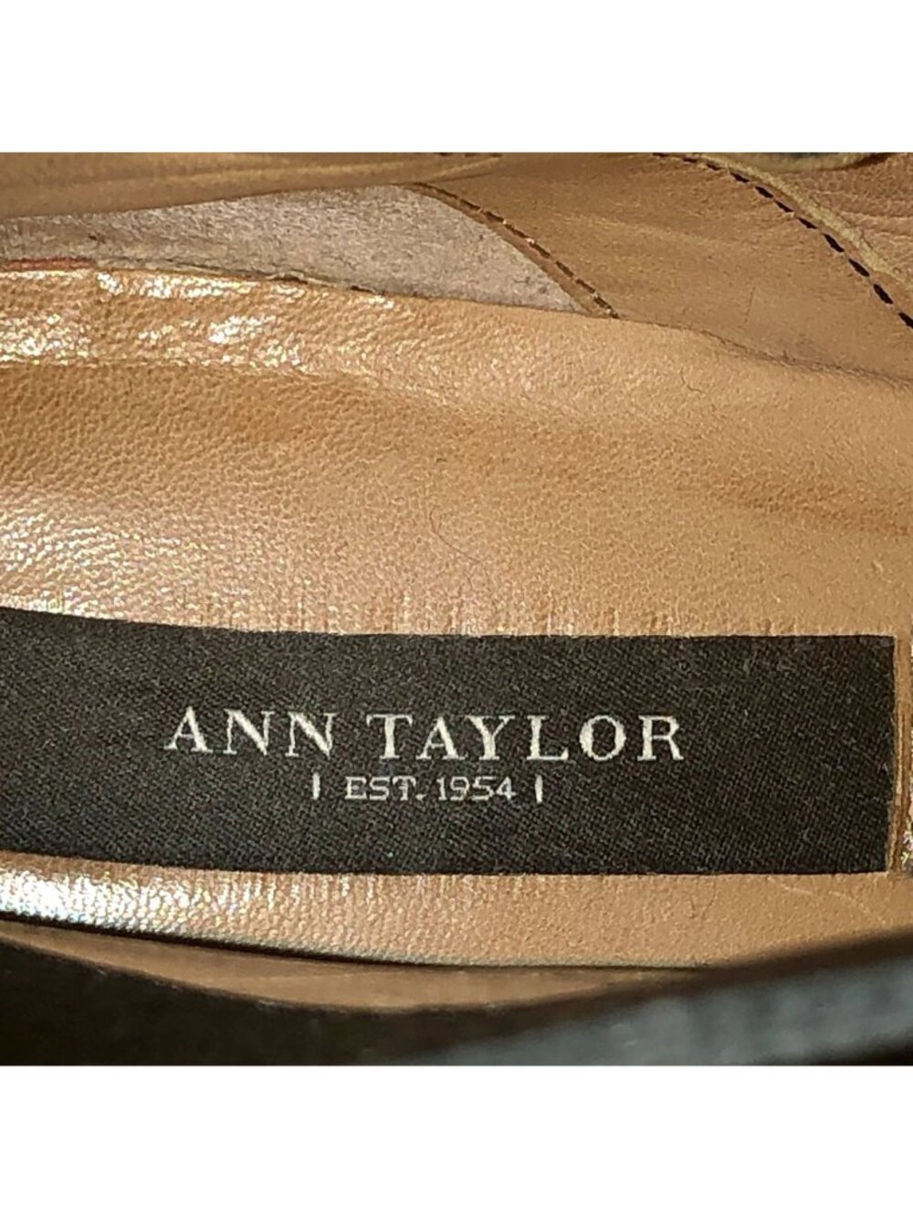 Ann Taylor Black Leather Ankle Booties Womens 6M Side Zip Block Heel Used - Picture 14 of 16